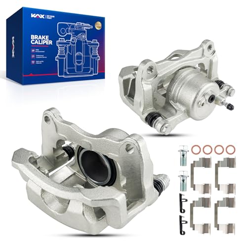 Image of KAX Disc Brake Caliper Assembly Fit for Toyota Corolla 2003-2008, Toyota Matrix 2003-2008, Pontiac Vibe 2003-2008, Front Left and Right，Driver and Passenger Side 2PC