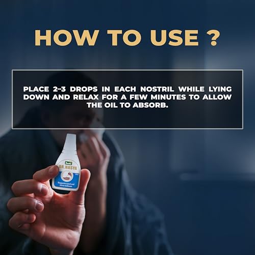 Shuddhi Ayurveda Nasya(Nose) Oil/Drops For Dry Nose Unblocked Nasal Congestion Sinusitis Allergies|For Nasal Congestion|For Acute Sinusitis|Managing Respiratory Disorder |15Ml