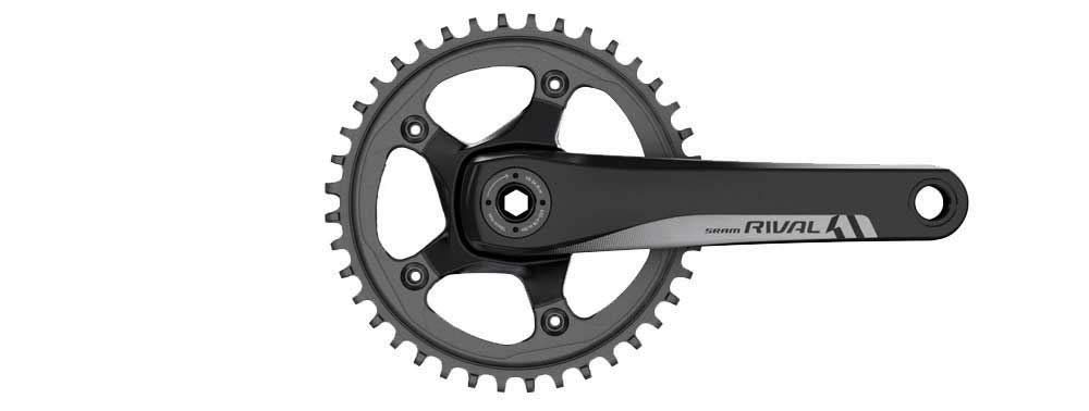 SRAM Rival1 Crankset - BB30, 172.5 mm, 42t