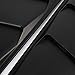 Quarter 1/4 Side Window Louver Scoop Cover Compatible with 05-14 Ford Mustang ABS Black Side Window Louver Vent Board