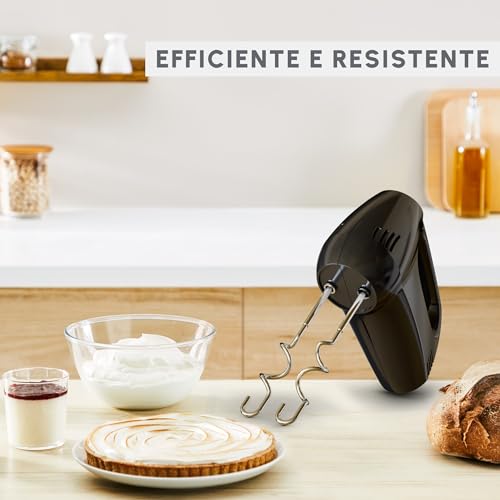 Moulinex Quick Mix Sbattitore, Veloce e potente, Robusto ed efficiente, Maniglia ergonomica, Nero, HM3108B1 - Immagine 3