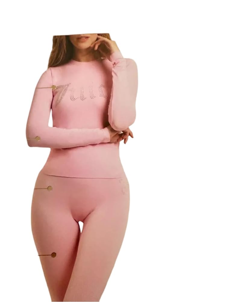 Juicy Couture ピンク ウォームアップウェア XS Amazon.com: Juicy Couture Velour Pink Party Tracksuit Size