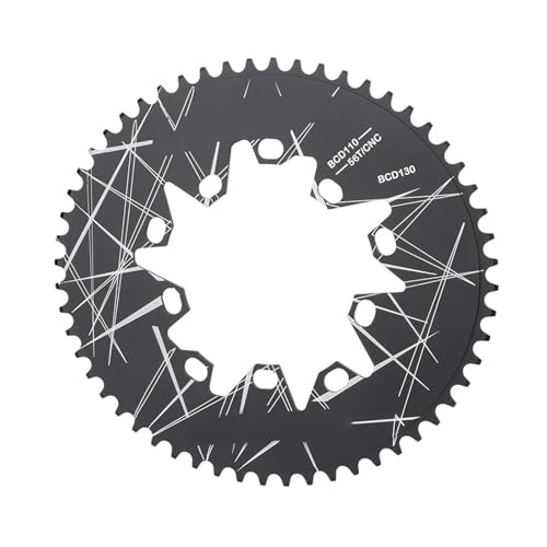 Plateau ovale anti déraillement pour transmission mono plateau de vélo route