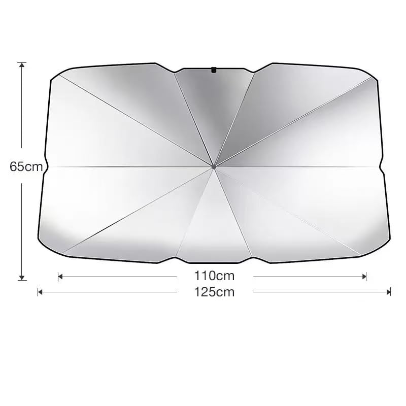 Paraguas parabrisas BMW i5 Touring evita volante caliente con parasol anti-UV 2