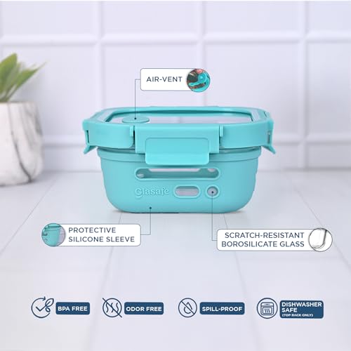 Image of GLASAFE Glass Lunch Kit (Mellow Mist, Snack Kit)