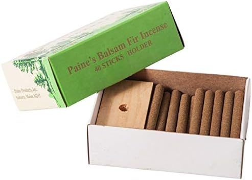 Paine Products (Paine's) 40 Balsam Sticks And Holder - Paine's Fir Balsam Incense