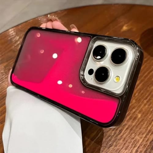 Coque anti-chute iPhone 12 13 14 Pro Max rose antichoc finition luxe