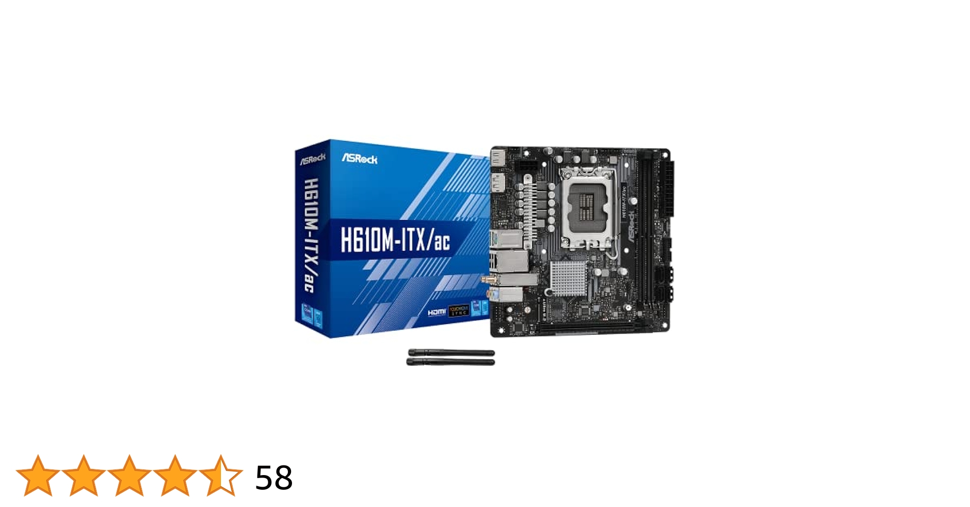 h610m-itx/ac mini-itx 送料無料 LGA1700 WiFi H610M-ITX/ac Wi