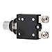 DIYhz Thermal Circuit Breaker,98 Series 50A 125/250VAC 32VDC Bottom Screw Thermal Overload Circuit Breaker Push-Button Reset with Quick Connect Terminals and Waterproof Button Cover - 50 Amp, 1 Pcs