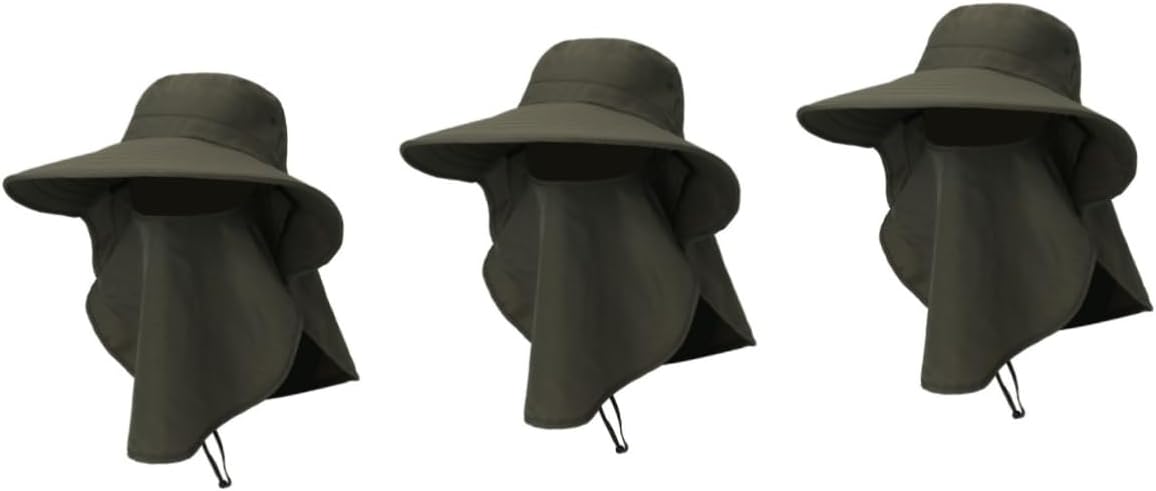 2pcs Protective Cap Gardening Hats Summer Caps Green Hats Fascinators Hats Garden Hat Wide Rim Sun Hat