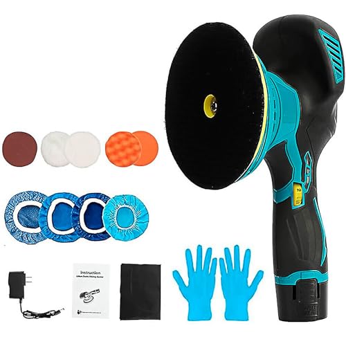 Lixadeira Politriz Portátil 300W Recarregável Bivolt com 2 Baterias 12v