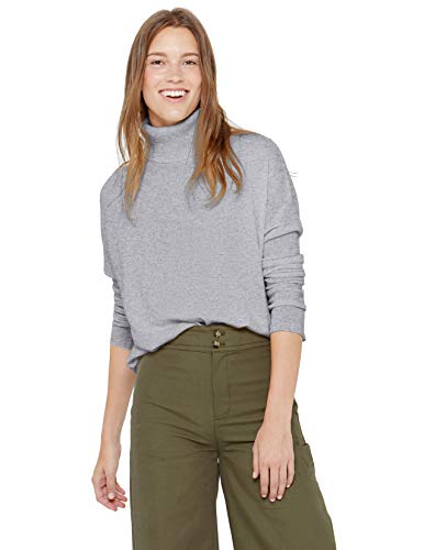 State Cashmere Women’s Oversized Tunic Turtleneck Sweater 100% Pure Cashmere Classic Long Sleeve Pullover