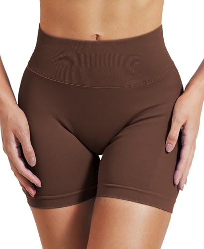 Image of VOYJOY Women Workout Impact Shorts 2.5 inch / 3.6 inch / 4.5 inch / 6 inch Scrunch Butt Booty | Tummy Control, High Waisted, Bike Short, Gentle Compression, for Women