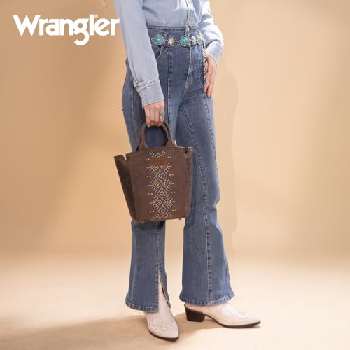 Bolso Wrangler Western para mujer con bordado azteca miniatura 6