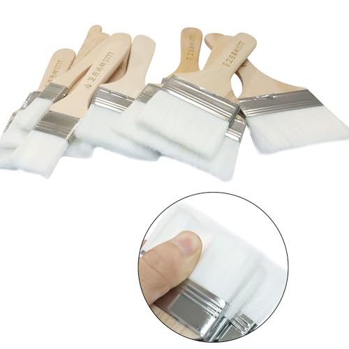 Zorfeter Set de 12 Pinceles para Pintura Artística, Blanco, Números 1-12 miniatura 5