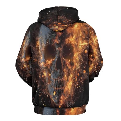 Pull homme graphique affiche mystérieuse 3D de mode créative