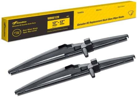 Raidbee Rear Wiper Blade, 2 Pack 12 inch Back Windshield Wiper Blades Replacement for Toyota 4Runner 2020 2019 2018 2017 2016 2015 2014 2013 2012 2011 2010 Rear Wiper