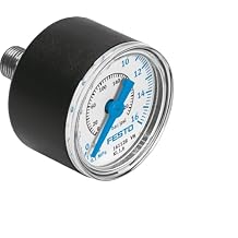 FESTO MAP-40-16-1/8-EN 0-16 BAR, Bourdon Tube Design, IP43, LINE Installation, Precision Pressure Gauge