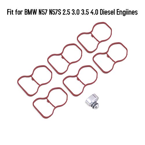 Honeytecs Flap Flap Plug Em Branco Substituição Reparação kit Fit para BMW N57 N57S 2.5 3.0 3.5 4.0