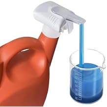 Electric Laundry Detergent Dispenser with Measuring Cup,Smart Pump for Liquid Detergent Containers,No Need to Lift and No Spillage