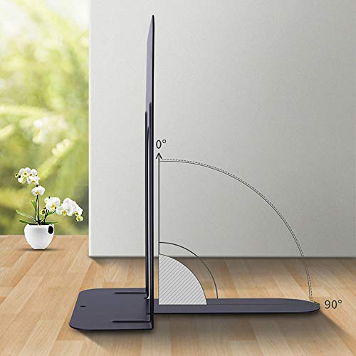 Shikaman Book Ends - Decorative Metal Book Ends Heavy Duty Bookends thumb #4