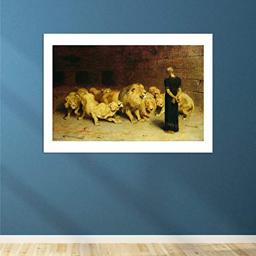 Daniel in the Lions' Den Briton Riviere affiche déco salon - 4