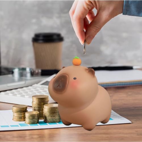 Banque de pièces capybara incassable pour ranger la monnaie - 7