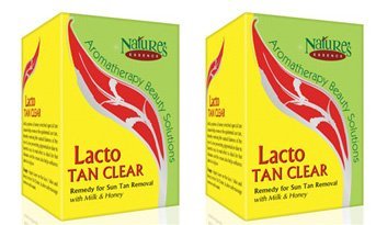 Nature's Lacto Tan Clear - Remedy For Sun Tan Removal 2 x 40 g by Nature's Essence by Nature's Essence