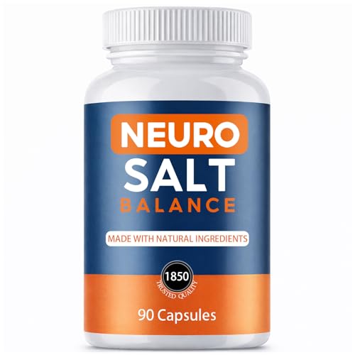 NEURO SALT Capsules dr oz, 90 Capsules Electrolyte & Mineral Support Formula, Daily Hydration & Balance, Naturally Sourced Ingredients, Easy-to-Take Capsules（1）
