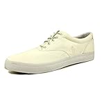 Polo Ralph Lauren Vaughn Womens Size 8 White Canvas Sneakers Shoes