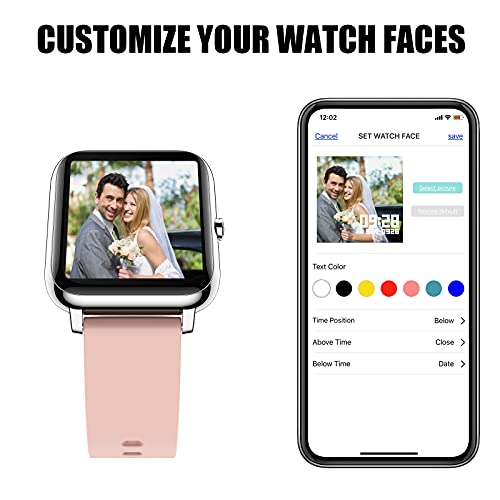 ایگرد | قیمت و خرید Smart Watch，IDEALROYAL Smartwatch for Women Men IP67  Waterproof Fitness Tracker with Heart Rate Monitor and Sleep  Monitor,Pedometer Watch,Activity Tracker for Android and iOS Phones
