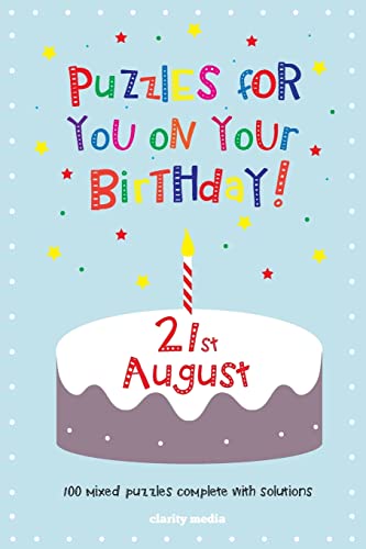 Puzzles for you on your Birthday - 21st August