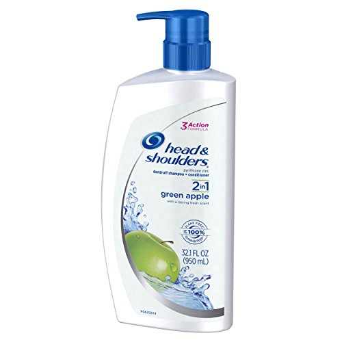 Head And Shoulders Green Apple 2-In-1 Anti-Dandruff Shampoo + Conditioner 32.1 Fl Oz #TOP5