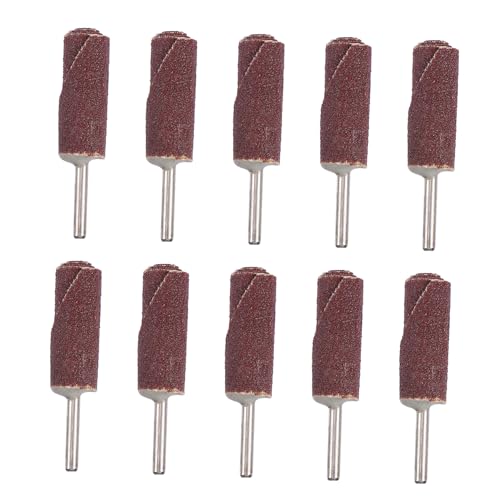 Veemoon 10pezzi Ruota Lamelle Disco Colonnare per Levigatura Sagomare Scanalare Legno Metallo Accessori per Mole Lamellari Struttura Compatta Prestazioni Stabili