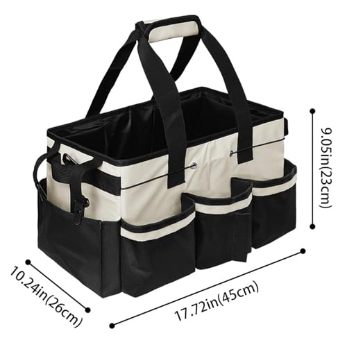 Cleaning Organizer Bag Tool Storage Tote Versatile Handbag for Dining Room Hotel and Housekeeping Perfect for Home and Professional Use - Image 4