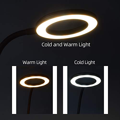 Sunbaca Clip On Led Selfie Ring Light com suporte para telefone celular Regulável Flexível Maquiagem