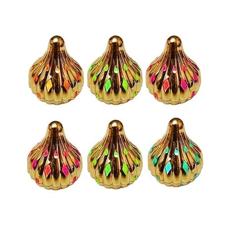 Colour Changing Multi-Colored Ganpati Modak Shaped LED Light for Ganesh Chaturthi, Diwali & Festival Lightinght for Home & Office Decor (Set of 6pcs)-image-43