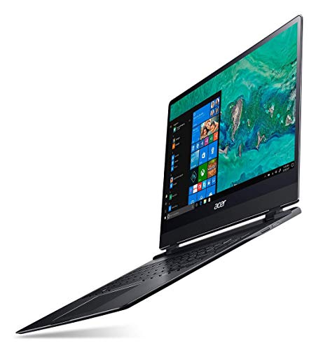 Acer Swift 7 SF714-51T-M9H0 Ultra-Thin 8.98mm Laptop, 14" Full HD Touch, 7th Gen Intel Core i7-7Y75, 8GB LPDDR3, 256GB PCIe NVMe SSD, 4G LTE, Windows 10, Protective Sleeve by Acer - Used condition - US$576.17