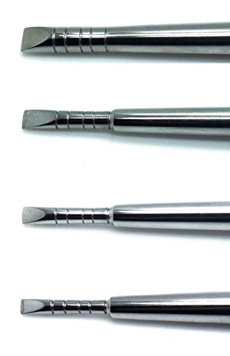 Ridge Chisels Mallet Bone Splitting Surgical Implant Stainless Steel 5 Pcs Instruments #TOP2