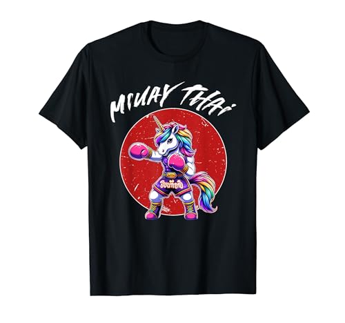 Boxeo tailandés y Muay Thai Unicorn Camiseta