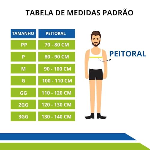 Colete para Ginecomastia Masculino Longo Cinta Pós-Cirurgia Plástica de Alta Compressão New Form (M,