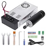 CNC Spindle Motor Kit 500W ER11 High-Speed Brushed Motor 12000 RPM, CNC air Cooled Spindle Motor for DIY Engraving, CNC Router Machine, CNC Drilling