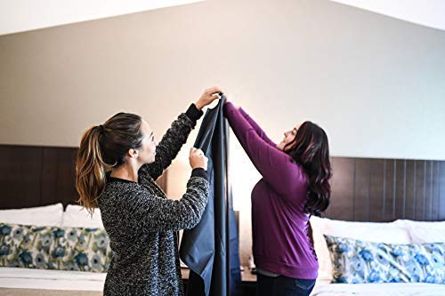 Portable Room Divider | Room Divider | Folding Partition Privacy Screen For School, Medical, Dorm Rooms, Travel, Office, Conferences, Backdrop | Dark Blue #TOP4