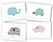 Chevron Animals Baby Congratulations Cards - 24 Cards & Envelopes