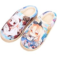 WANHONGYUE Kantai Collection Anime Zapatillas de Casa Hombre