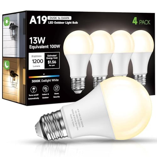 Eastiya [ꂩ閾ZT[LEDOdAF 3000K A19 13W (100bg) 邢|[`ƖA1200LMAK[W[hApeBIK[fpI/IttHgZZT[ - 4pbN