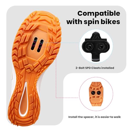 liekick Women's Indoor Cycling Shoes