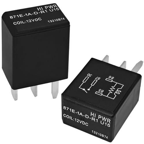 Relais automobile 12V 35A 871E-1A-D-R1 U15 à commutation rapide et haute conductivité