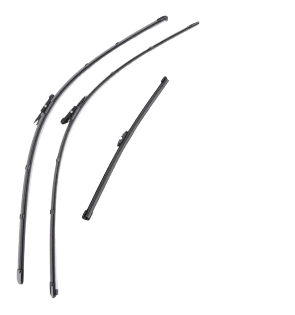 For Ford for Kuga 2013-2017 Juego de limpiaparabrisas delantero y trasero Kit de escobillas de limpiaparabrisas de ventana de 28 "+ 28" + 11 "Accesorios