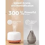 InnoGear 500ml Essential Oil Diffuser with Remote Control, Premium Ultrasonic Aromatherapy Diffusers Scent Humidifier Vaporizer Auto-Off Timer for Large Room Home, Yellow - Image 2